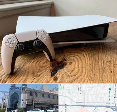 نصب بازی پلی استیشن PS5 در بلوار ابوذر