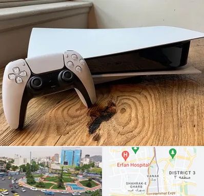نصب بازی پلی استیشن PS5 در ونک 