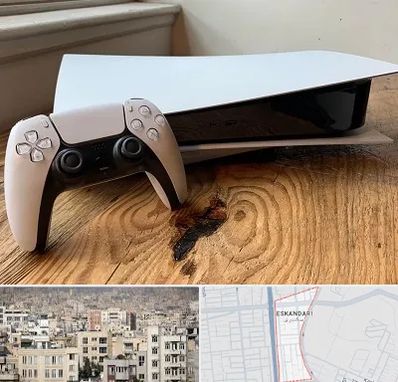 نصب بازی پلی استیشن PS5 در اسکندری