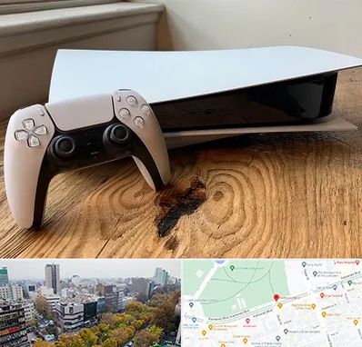 نصب بازی پلی استیشن PS5 در بلوار کشاورز 