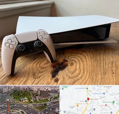 نصب بازی پلی استیشن PS5 در سبلان 