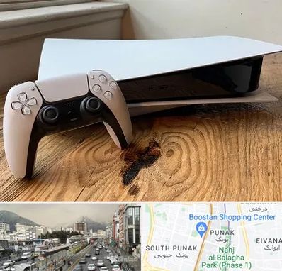 نصب بازی پلی استیشن PS5 در پونک 