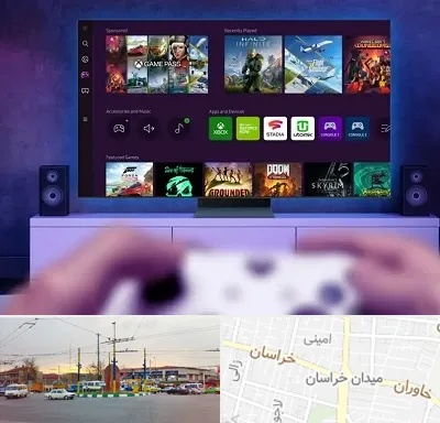 نصب بازی ایکس باکس Xbox در میدان خراسان
