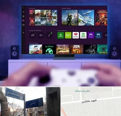 نصب بازی ایکس باکس Xbox در سی متری جی
