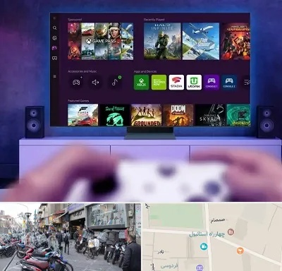 نصب بازی ایکس باکس Xbox در چهارراه استانبول