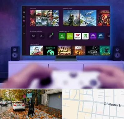 نصب بازی ایکس باکس Xbox در خیابان فلسطین