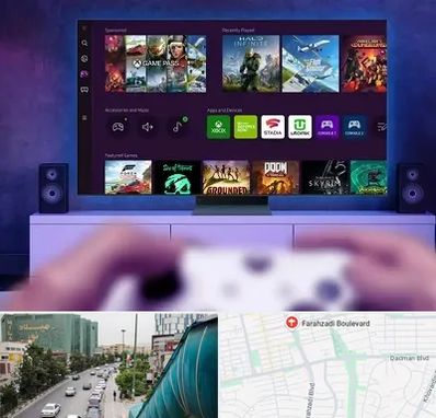 نصب بازی ایکس باکس Xbox در بلوار فرحزادی