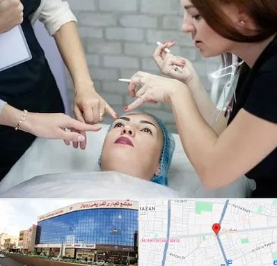 آموزشگاه آرایشگری در نصف راه تبریز