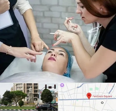 آموزشگاه آرایشگری در میدان فردوسی تهران
