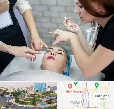 آموزشگاه آرایشگری در ونک تهران