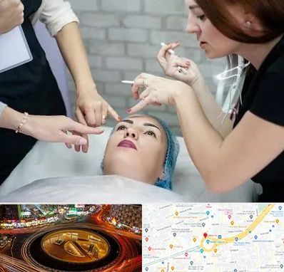 آموزشگاه آرایشگری در میدان ولیعصر