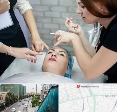 آموزشگاه آرایشگری در بلوار فرحزادی