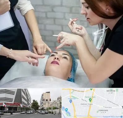 آموزشگاه آرایشگری در بلوار فردوس
