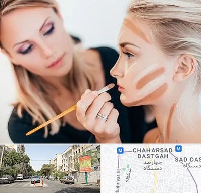 آموزشگاه میکاپ در چهارصد دستگاه