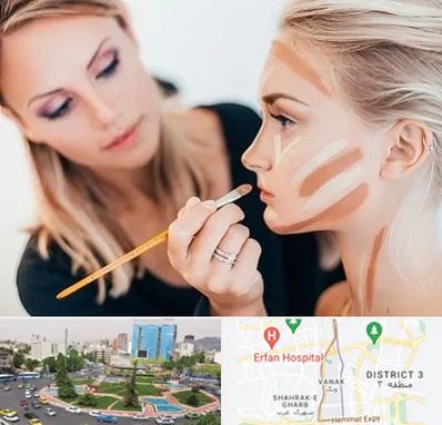 آموزشگاه میکاپ در ونک تهران