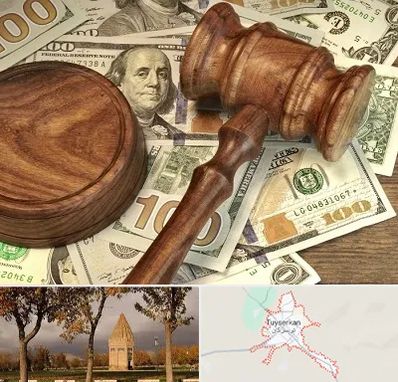 وکیل امور مالی در تویسرکان