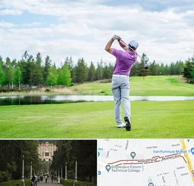 مربی گلف در بلوار معلم رشت 