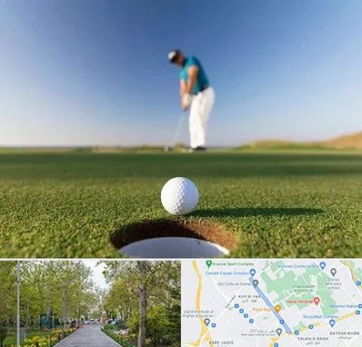 زمین گلف در قدوسی غربی شیراز