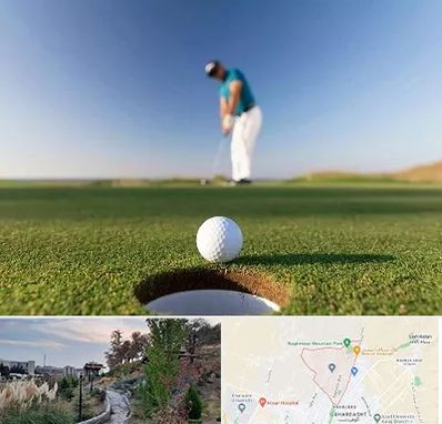 زمین گلف در باغستان کرج