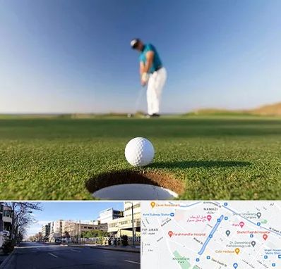 زمین گلف در خیابان ملاصدرا شیراز