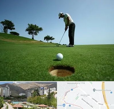 کلاس گلف در شهر زیبا 