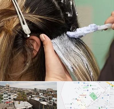 آموزشگاه رنگ و مش در شمیران نو