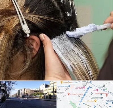 آموزشگاه رنگ و مش در خیابان ملاصدرا شیراز