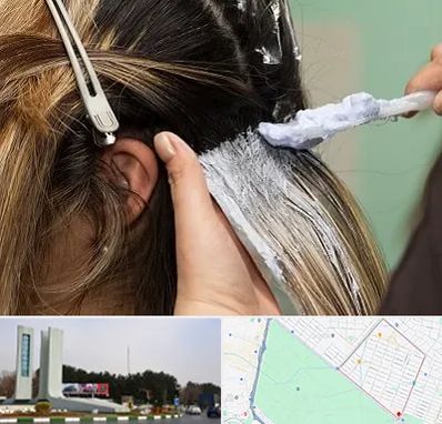 آموزشگاه رنگ و مش در بلوار فلسیطین مشهد