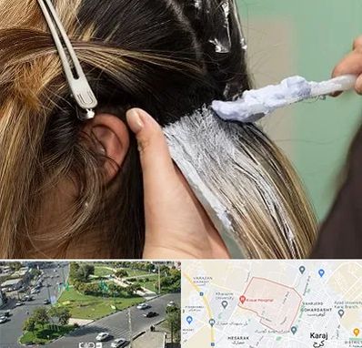 آموزشگاه رنگ و مش در شاهین ویلا کرج