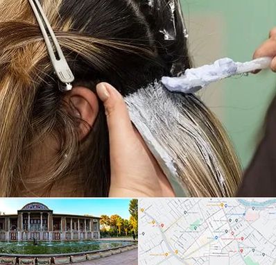 آموزشگاه رنگ و مش در عفیف آباد شیراز