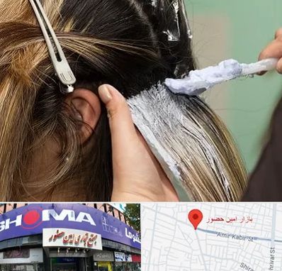 آموزشگاه رنگ و مش در امین حضور