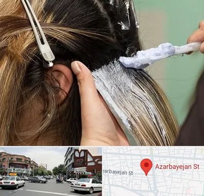 آموزشگاه رنگ و مش در خیابان آذربایجان