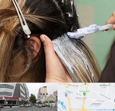 آموزشگاه رنگ و مش در بلوار فردوس