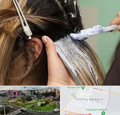 آموزشگاه رنگ و مش در تهرانسر