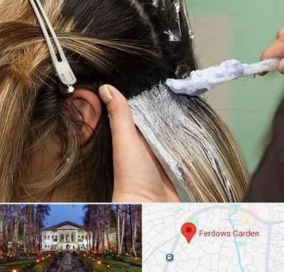 آموزشگاه رنگ و مش در باغ فردوس