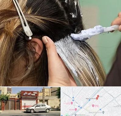 آموزشگاه رنگ و مش در باجک قم