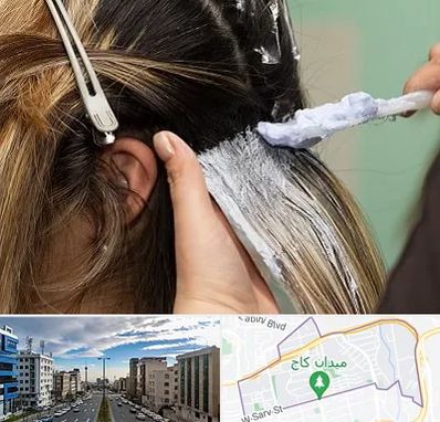 آموزشگاه رنگ و مش در سعادت آباد تهران