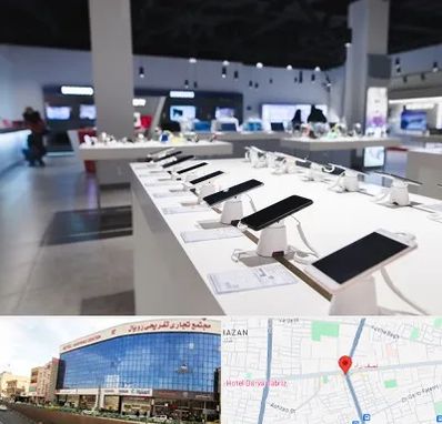 موبایل فروشی در نصف راه تبریز