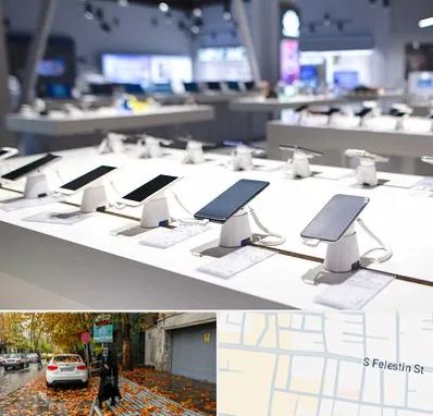 گوشی فروشی در خیابان فلسطین