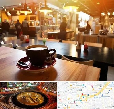 کافی شاپ در میدان ولیعصر