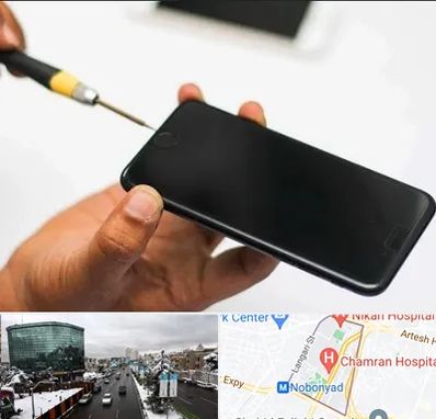 تعمیرات گوشی آیفون در اقدسیه 