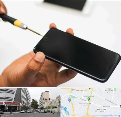 تعمیرات گوشی آیفون در بلوار فردوس 