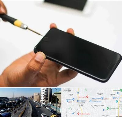 تعمیرات گوشی آیفون در پیروزی 