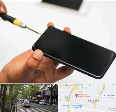 تعمیرات گوشی آیفون در ظفر 