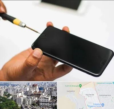 تعمیرات گوشی آیفون در ولنجک 