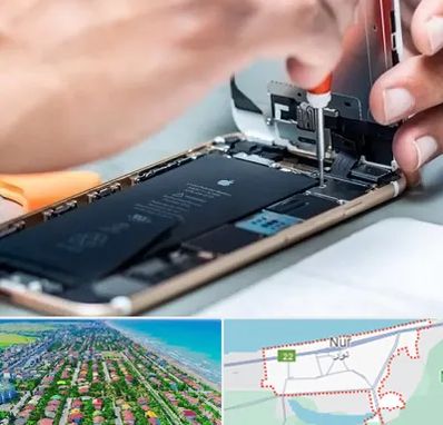 تعمیرکار موبایل در نور