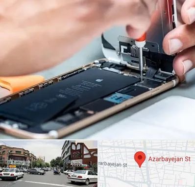 تعمیرکار موبایل در خیابان آذربایجان