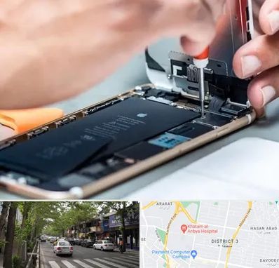 تعمیرکار موبایل در ظفر 