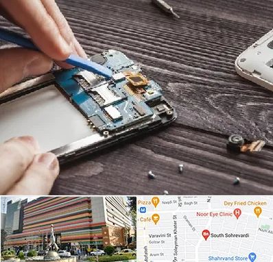 تعمیر موبایل در سهروردی 