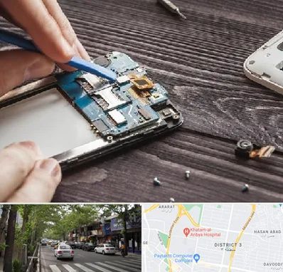 تعمیر موبایل در ظفر 